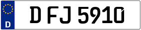 Truck License Plate